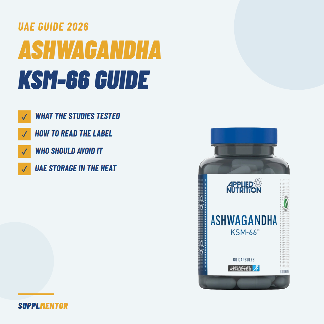 Ashwagandha KSM-66 UAE guide 2026: standardised root extract