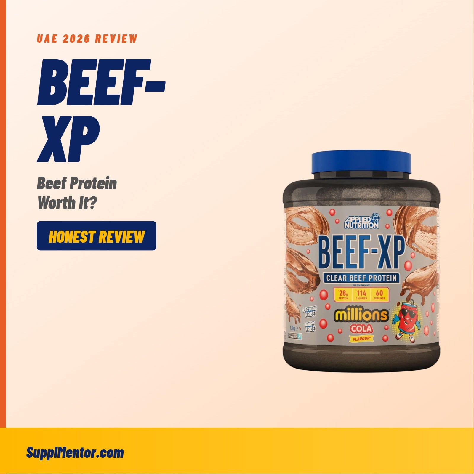 Applied Nutrition BEEF-XP Review UAE (2026): Is Beef Protein Actually Worth Buying?