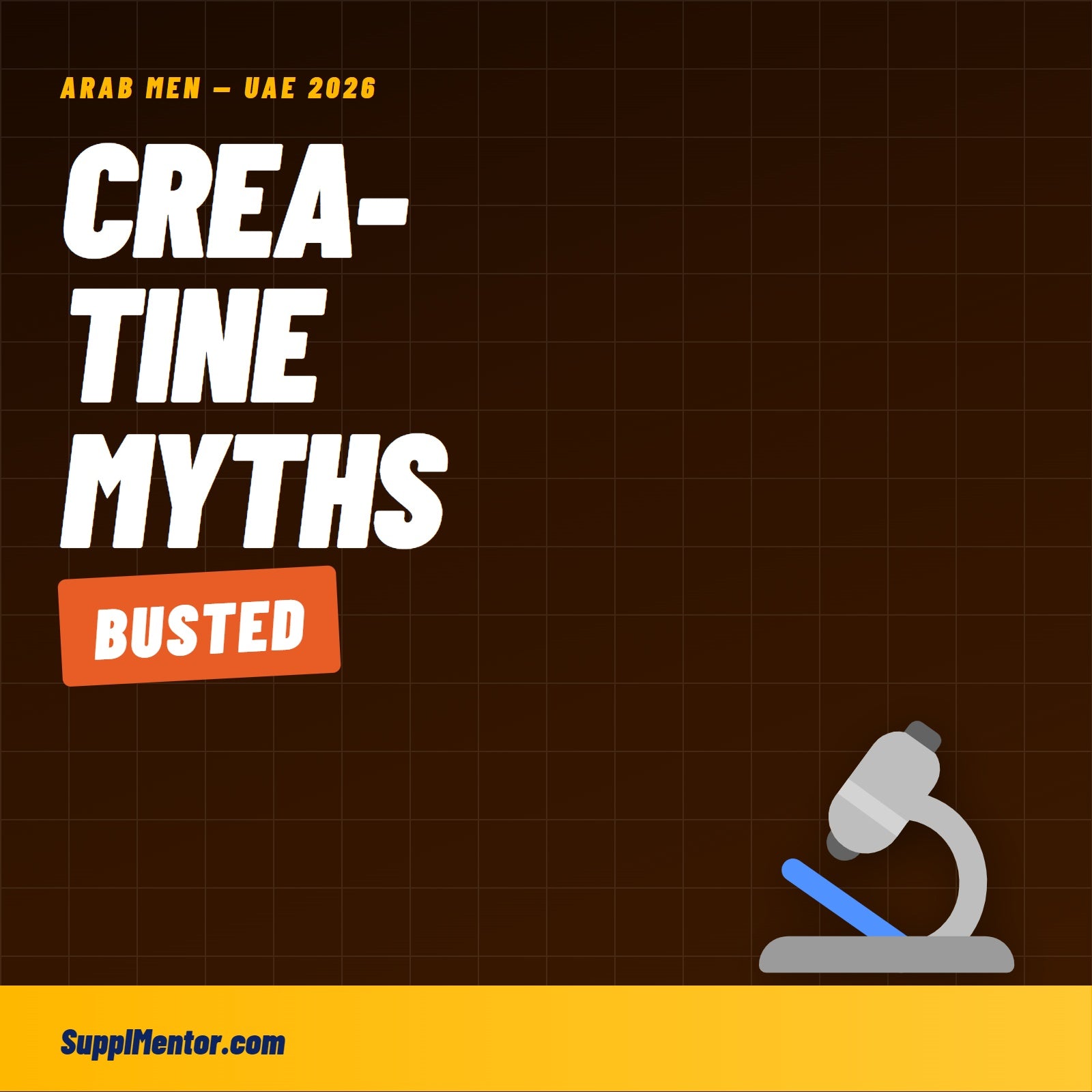 Creatine in UAE 2026: Busting the Myths Arab Men Still Believe