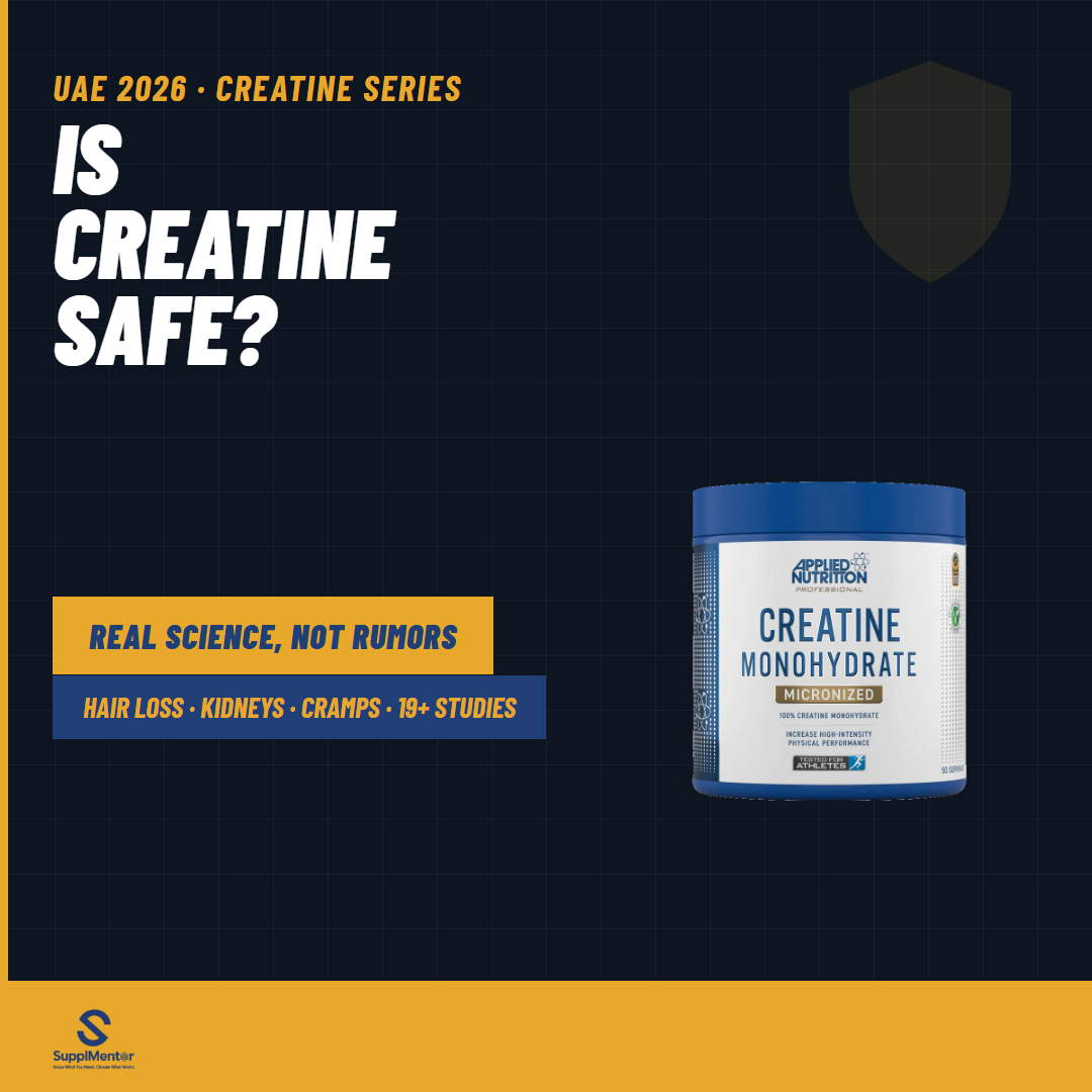 Is Creatine Safe? Side Effects & Kidney Risk — UAE 2026