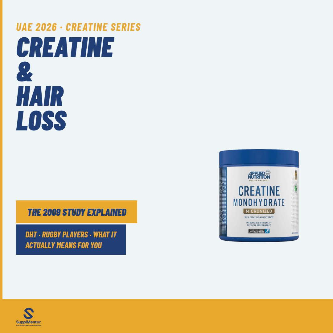 Creatine and Hair Loss UAE 2026: The 2009 Study Everyone Misquotes