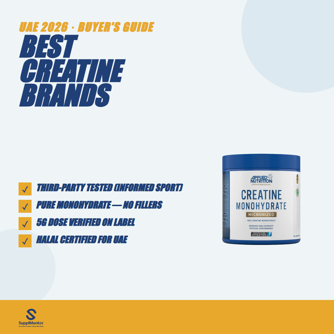 Best Creatine Brands in UAE 2026: What to Check Before You Buy