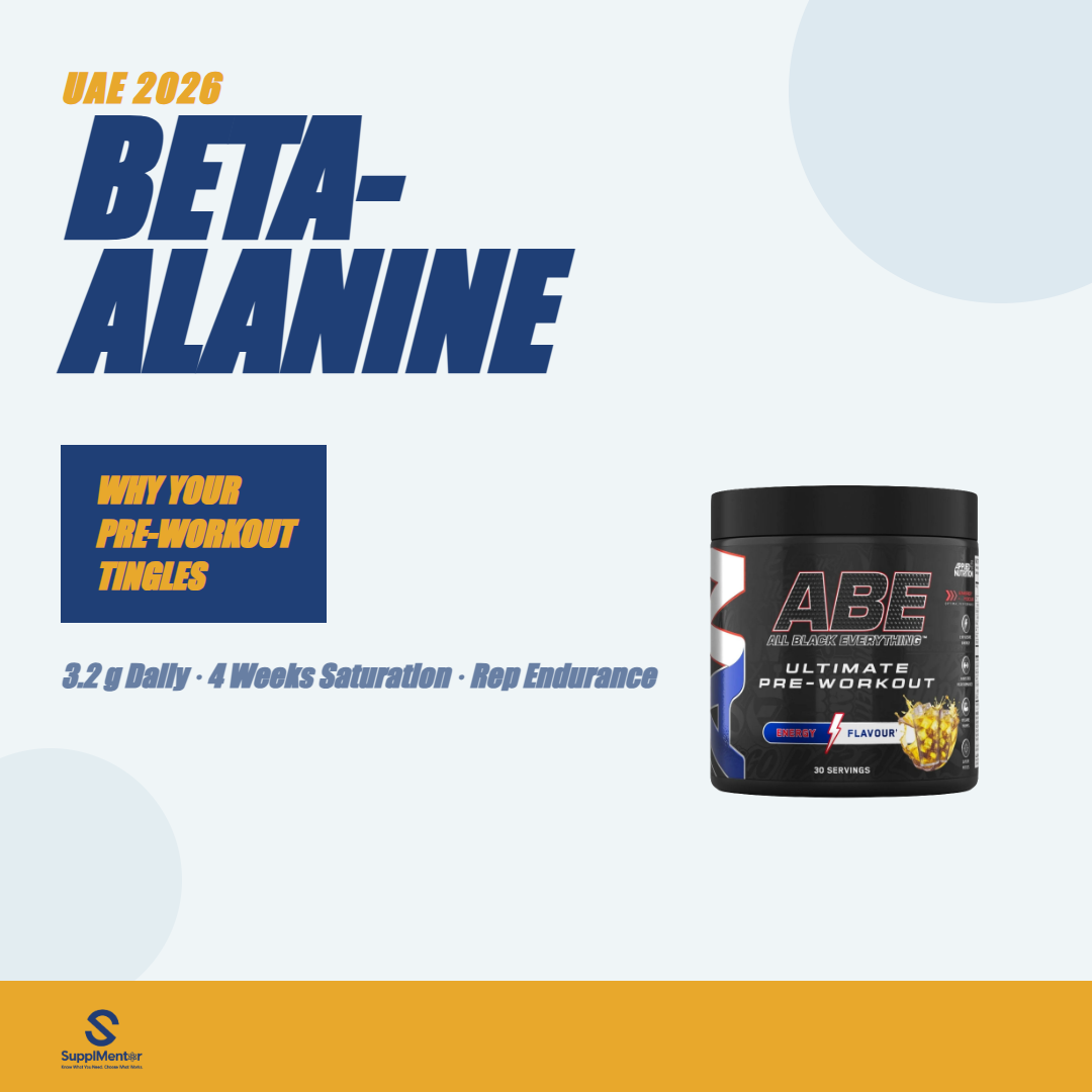 Beta-Alanine UAE 2026: Why Your Pre-Workout Tingles (and Whether It Works)