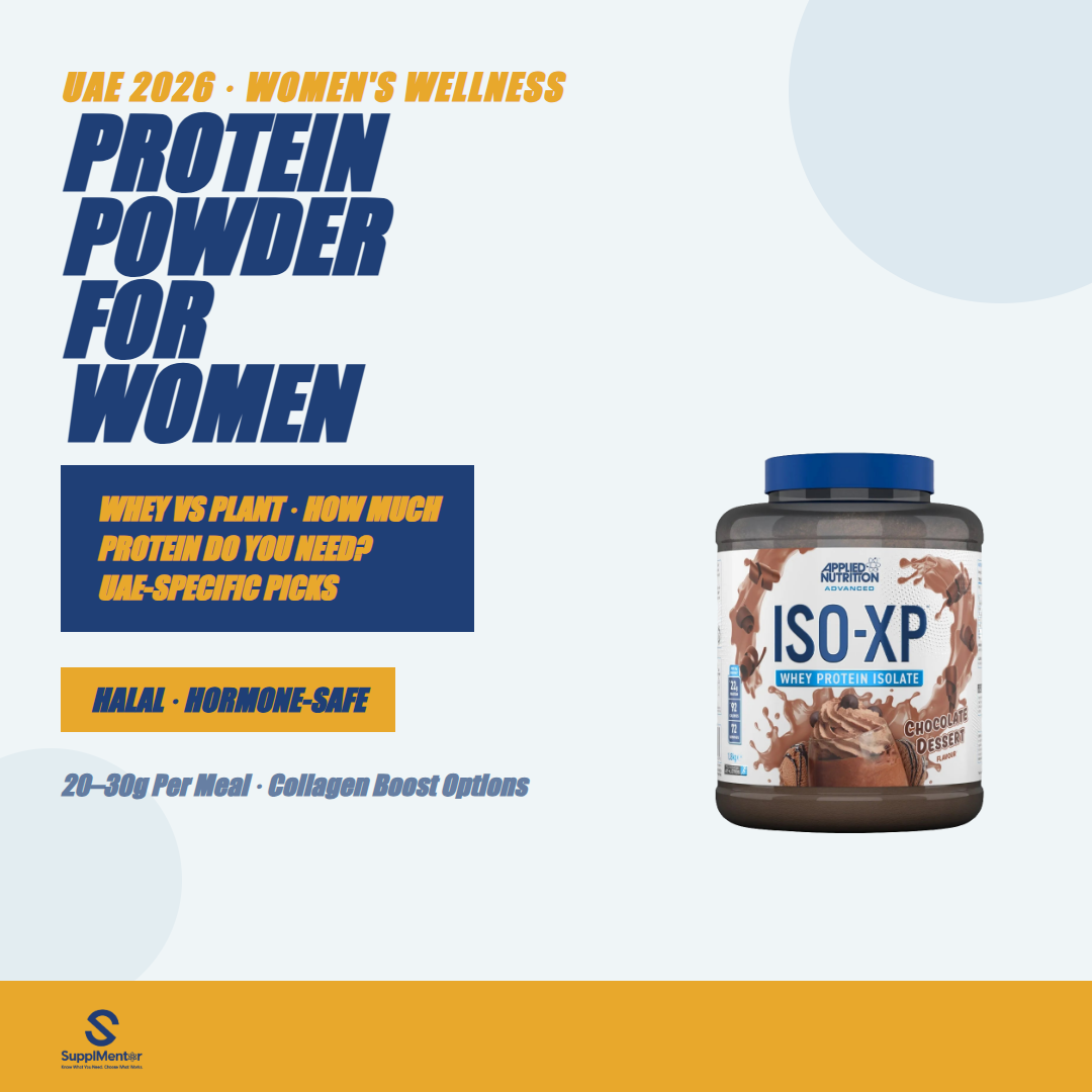 Best Protein Powder for Women in UAE 2026 — No Fluff Guide