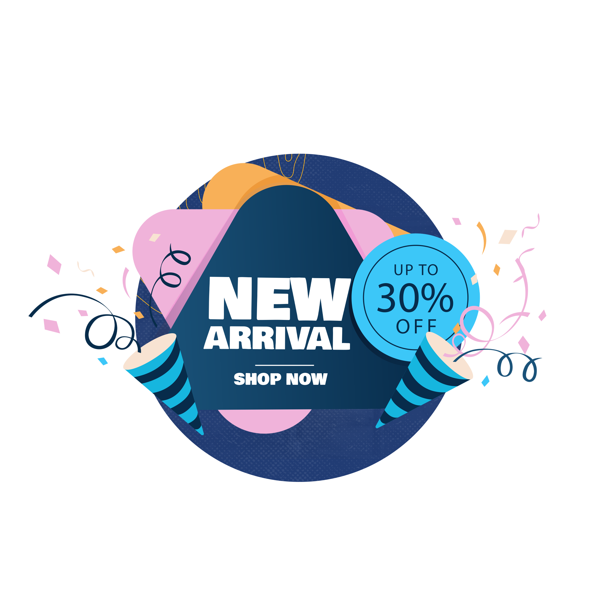 New Arrivals supplement collection banner showcasing latest health and nutrition products