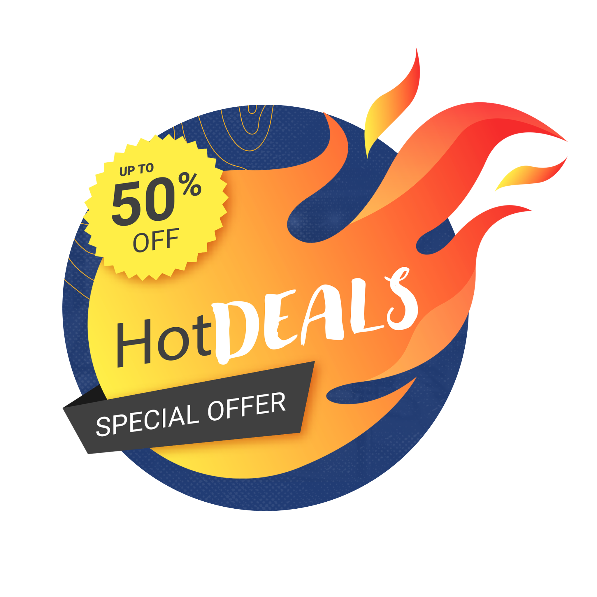 Deals collection banner featuring discounted health supplements at special prices