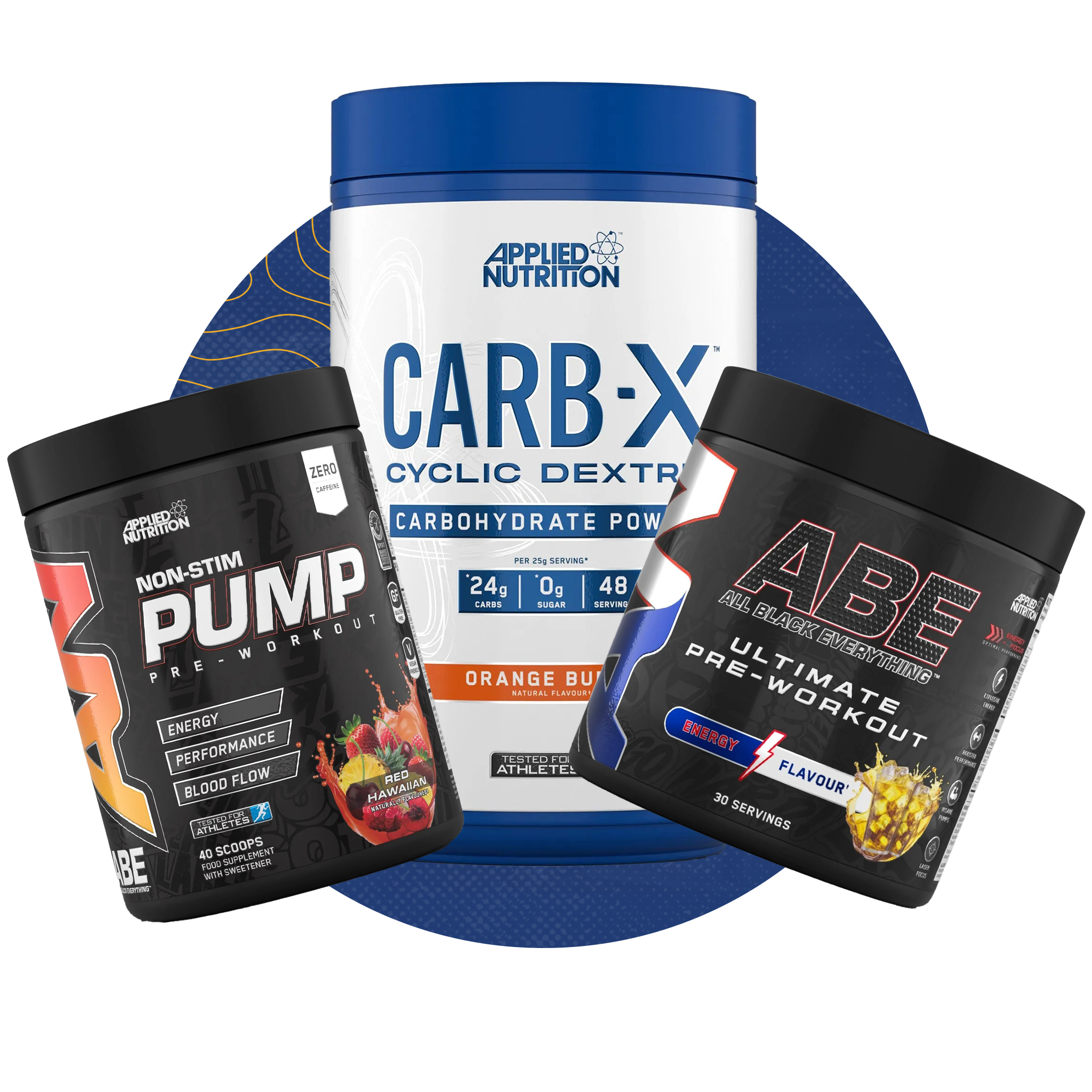 Energy and Endurance supplement collection banner for performance and stamina support
