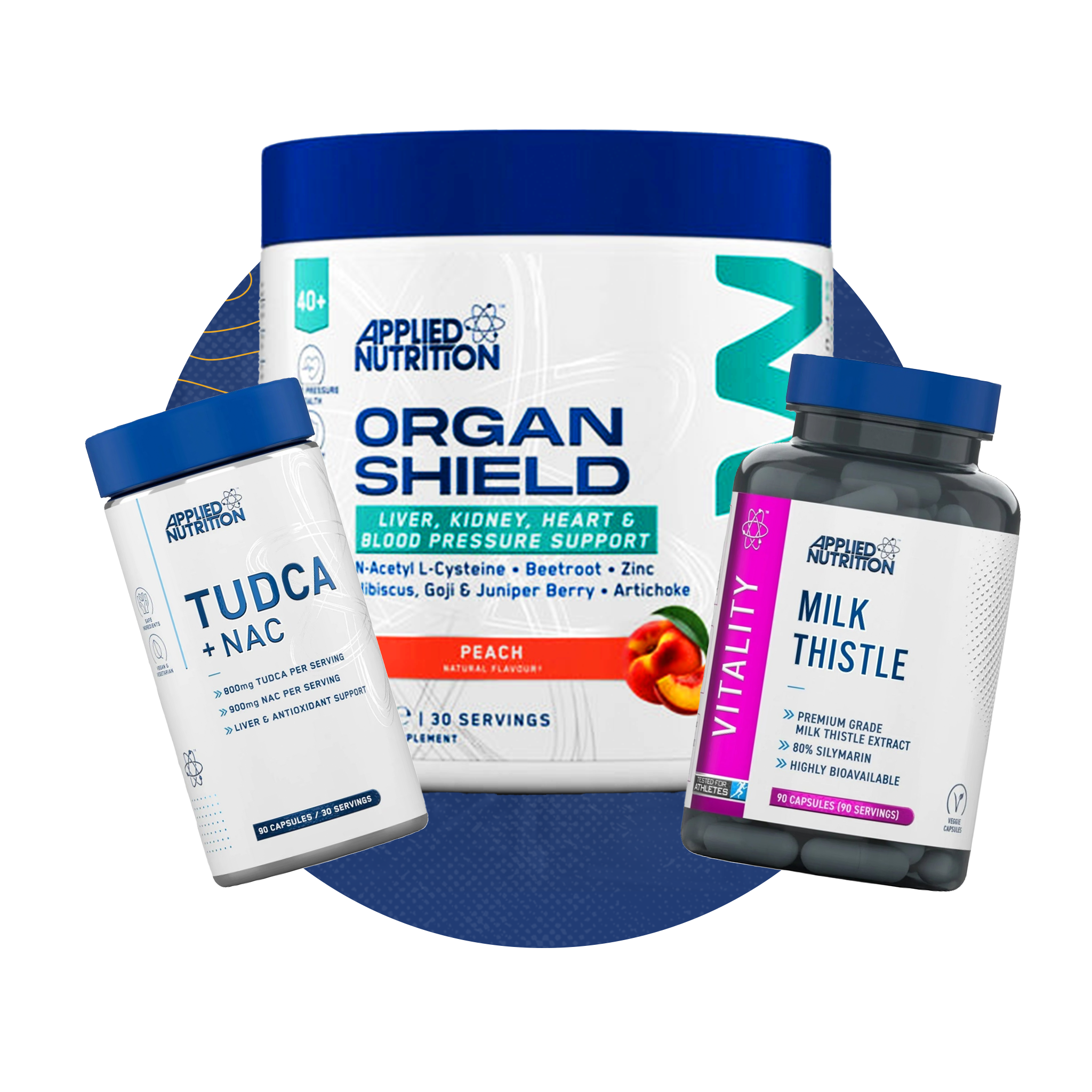 Liver and Detox supplement collection banner for liver health and body cleansing support