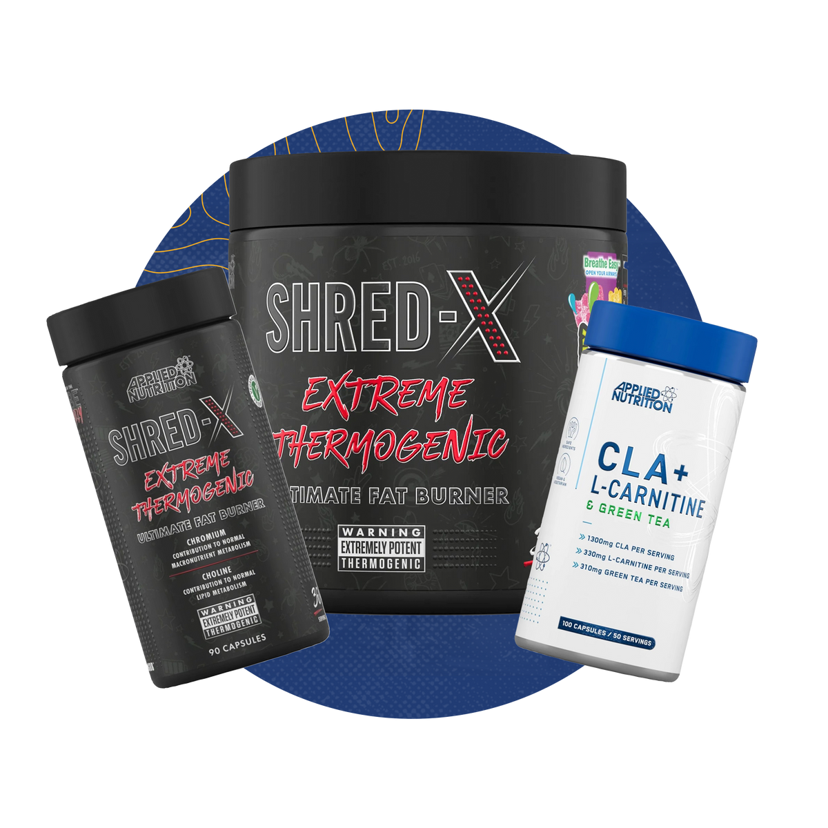 Weight Management supplement collection banner featuring fat loss and metabolism products