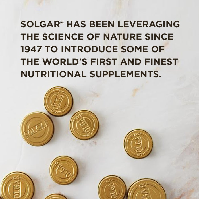 Solgar brand quality and wellness lifestyle image supporting daily vitamin and folate nutrition
