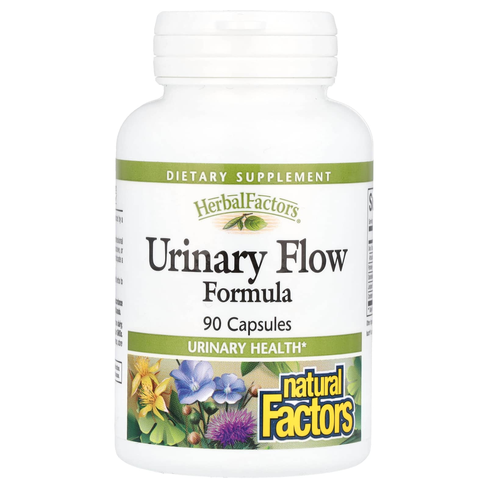 Natural Factors Herbal Factors Urinary Flow Formula prostate support supplement 90 capsules