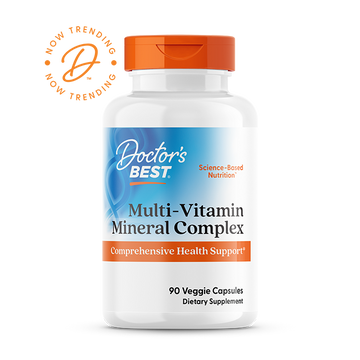 Doctor's Best Multi-Vitamin with Vitashine D3 and Quatrefolic front packaging, 90 veggie caps