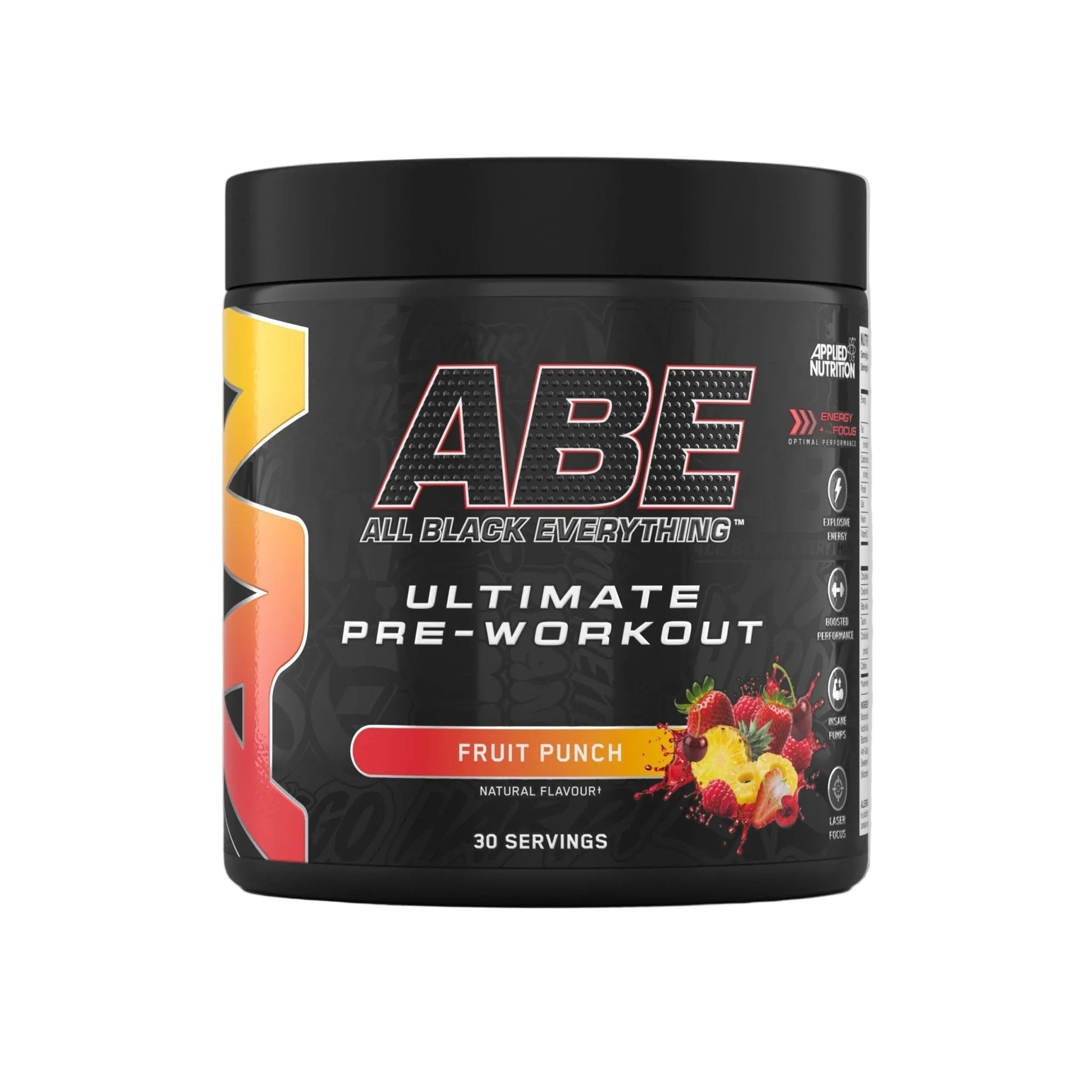 Applied Nutrition ABE Ultimate Pre-Workout 375g Fruit Punch flavour high stimulant formula