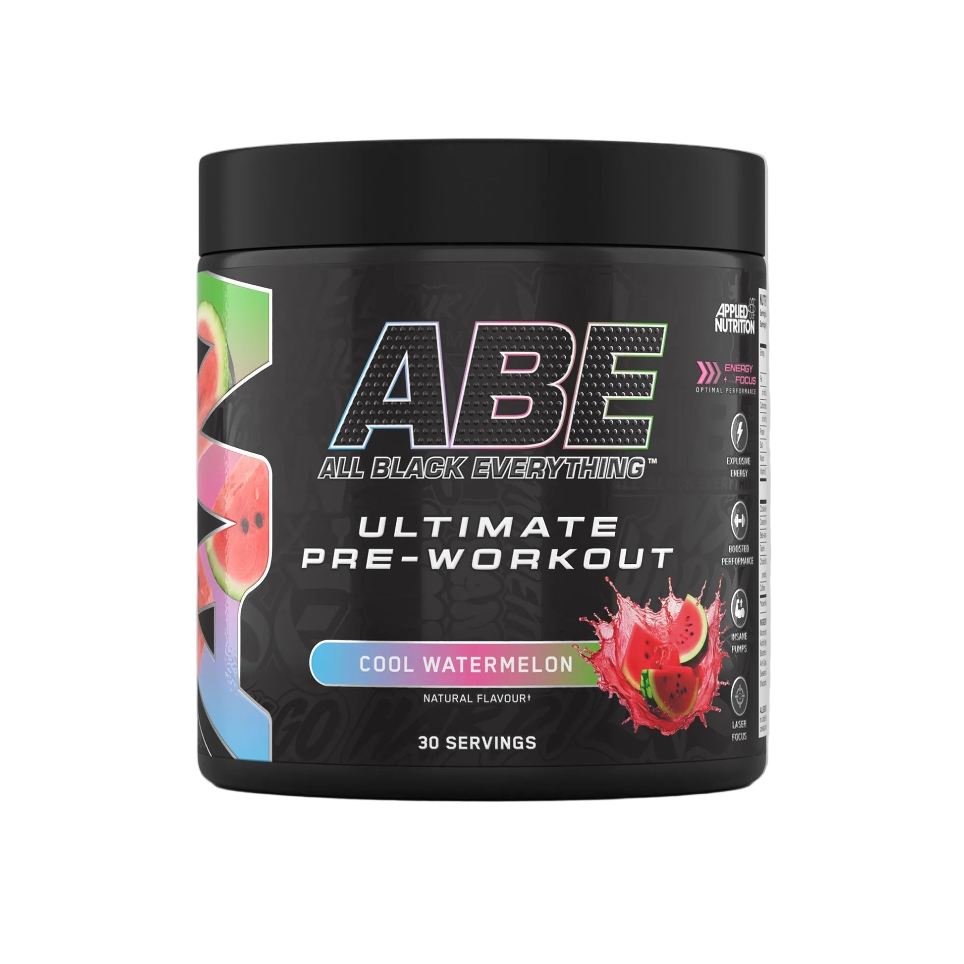 Applied Nutrition ABE Ultimate Pre-Workout 375g Cool Watermelon flavour energising formula