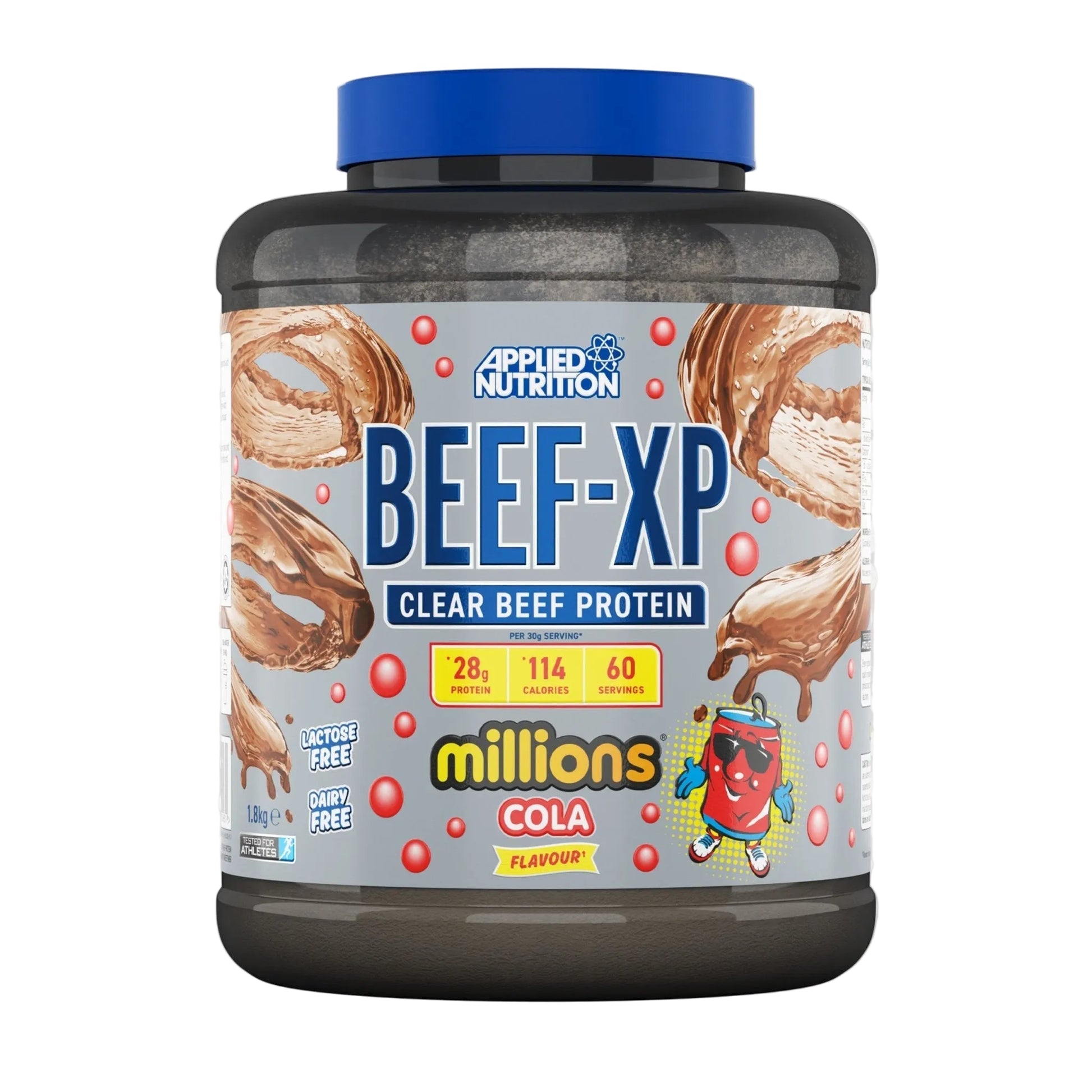 Applied Nutrition BEEF-XP Clear Beef Protein Isolate 1.8kg Millions Cola flavour tub