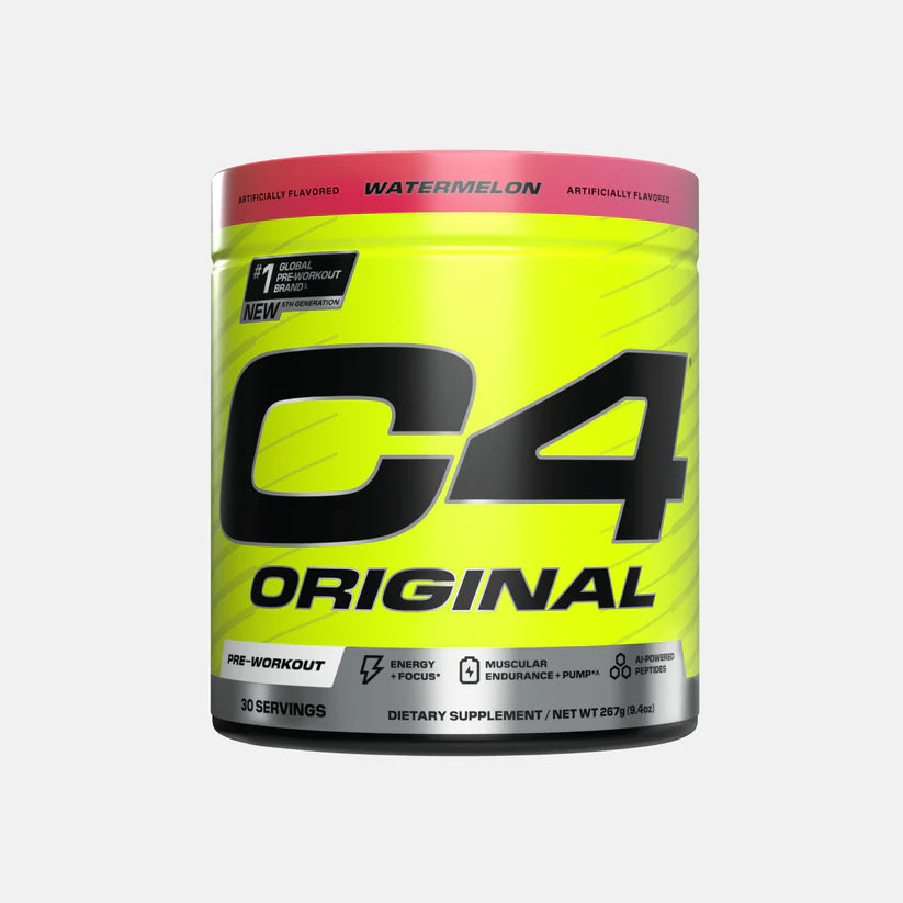 C4 Original Pre-Workout 282g watermelon flavor white background main product container view