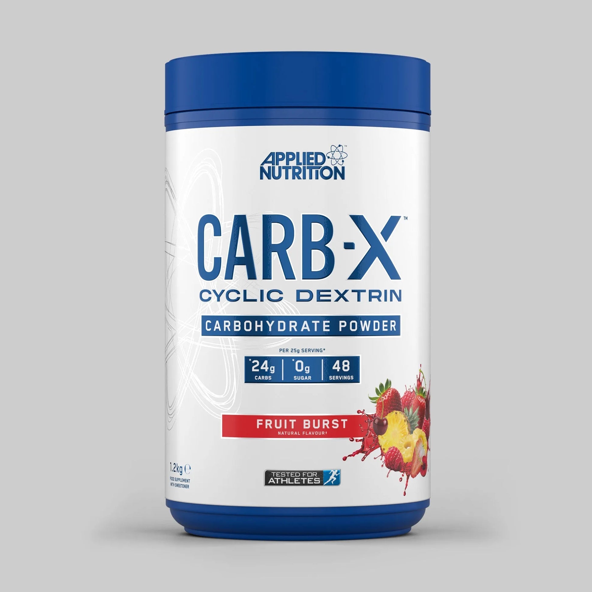 Applied Nutrition Carb X 1.2kg fruit burst flavor fast-acting carb supplement front view