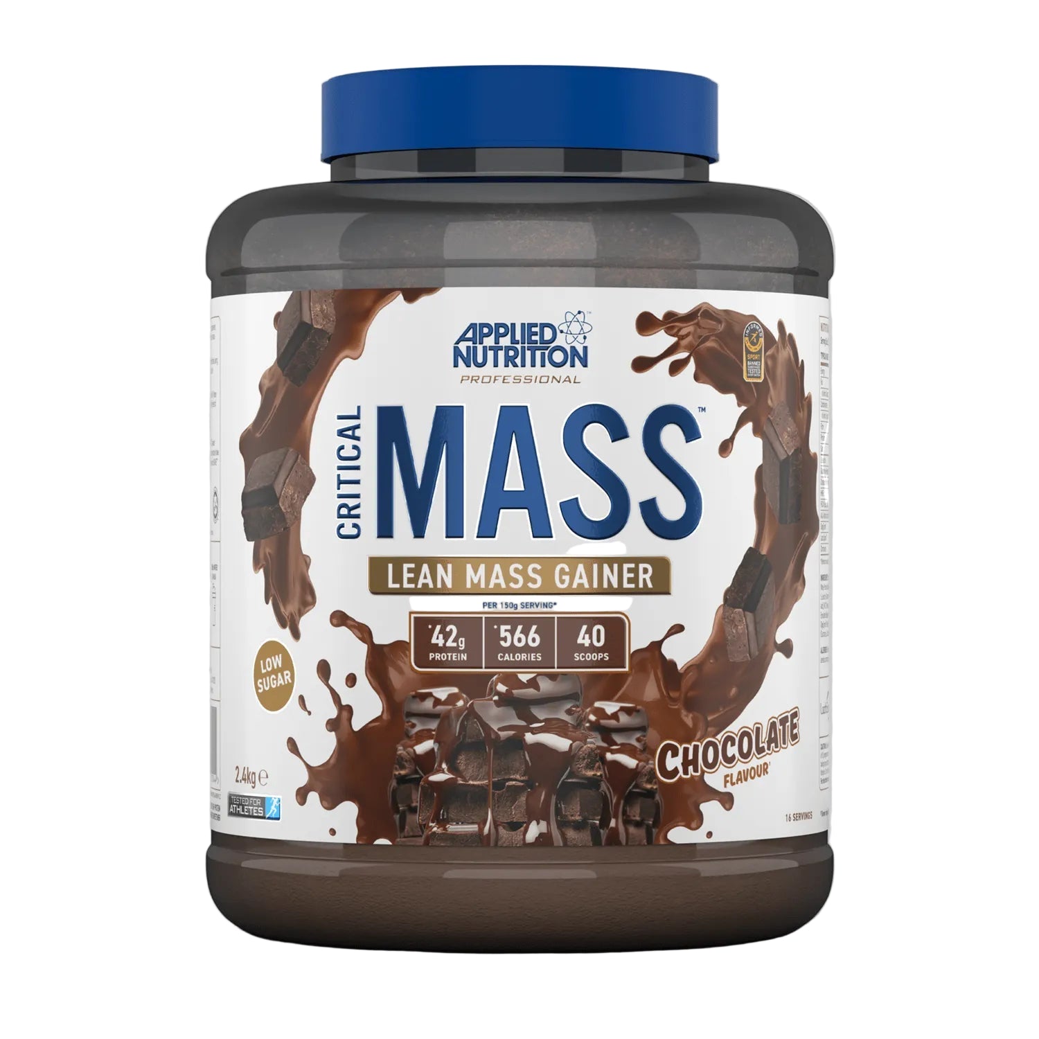 Applied Nutrition Critical Mass Professional 2.4kg Chocolate flavor high calorie mass gainer