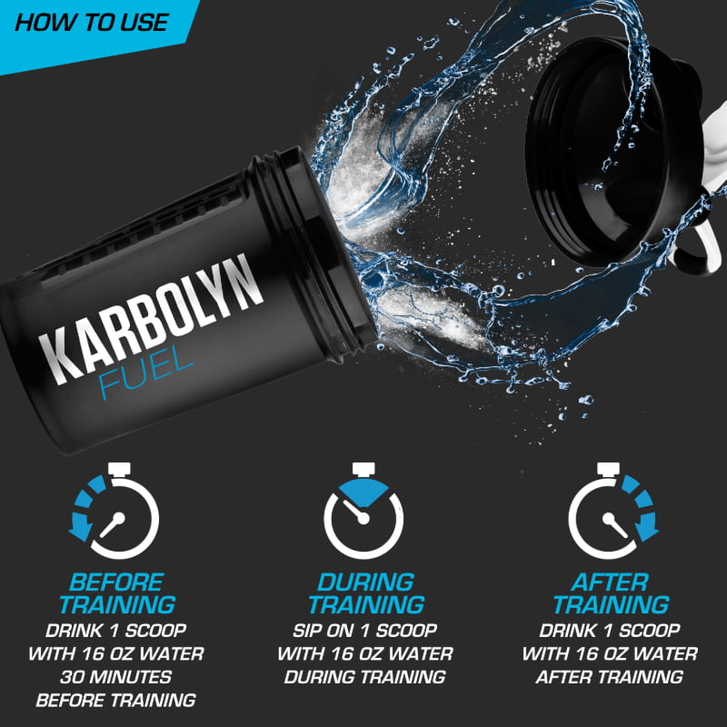 EFX Sports Karbolyn Fuel 2000g how to use mixing and serving size instructions guide