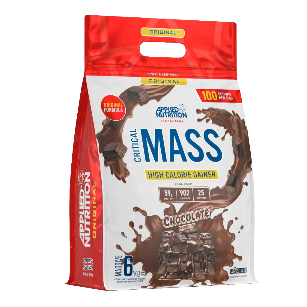 Applied Nutrition Critical Mass Original 6kg high calorie mass gainer front packaging view