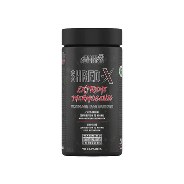 Applied Nutrition Shred X Ultimate Fat Burner capsules front packaging thermogenic formula