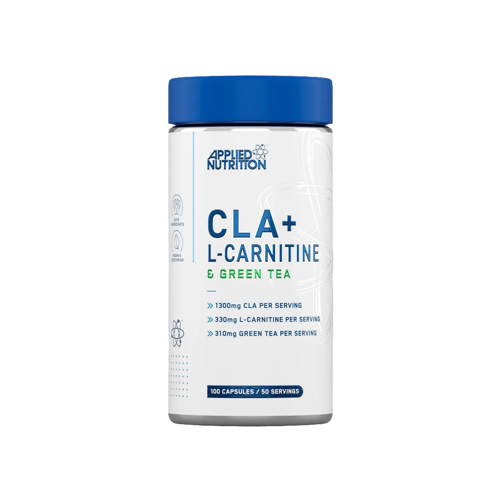 Applied Nutrition CLA L-Carnitine and Green Tea weight management capsules front view
