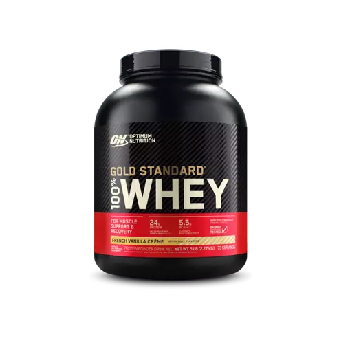 Optimum Nutrition Gold Standard Whey protein powder 5lb alternate flavor packaging