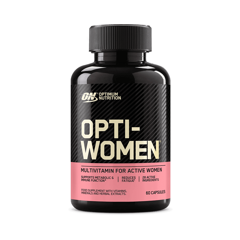 Optimum Nutrition Opti-Women multivitamin 120 capsules front view daily supplement bottle